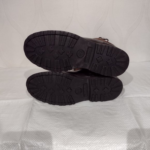 Timberland Western Buckle Boots Size UK 5.5 Womens Brown - Picture 5 of 13